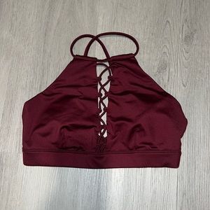 Alo Yoga Lace Front Sports Bra